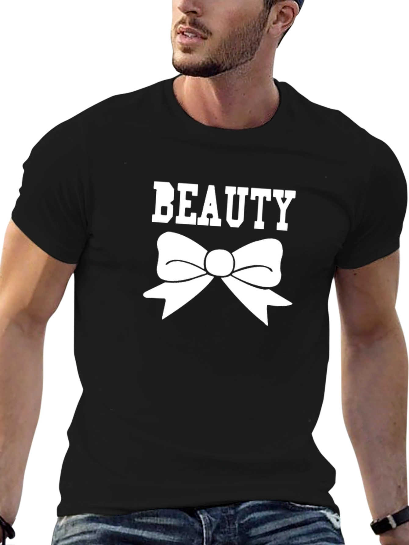 Beauty Bow T-Shirt - Stylish Graphic Tee
