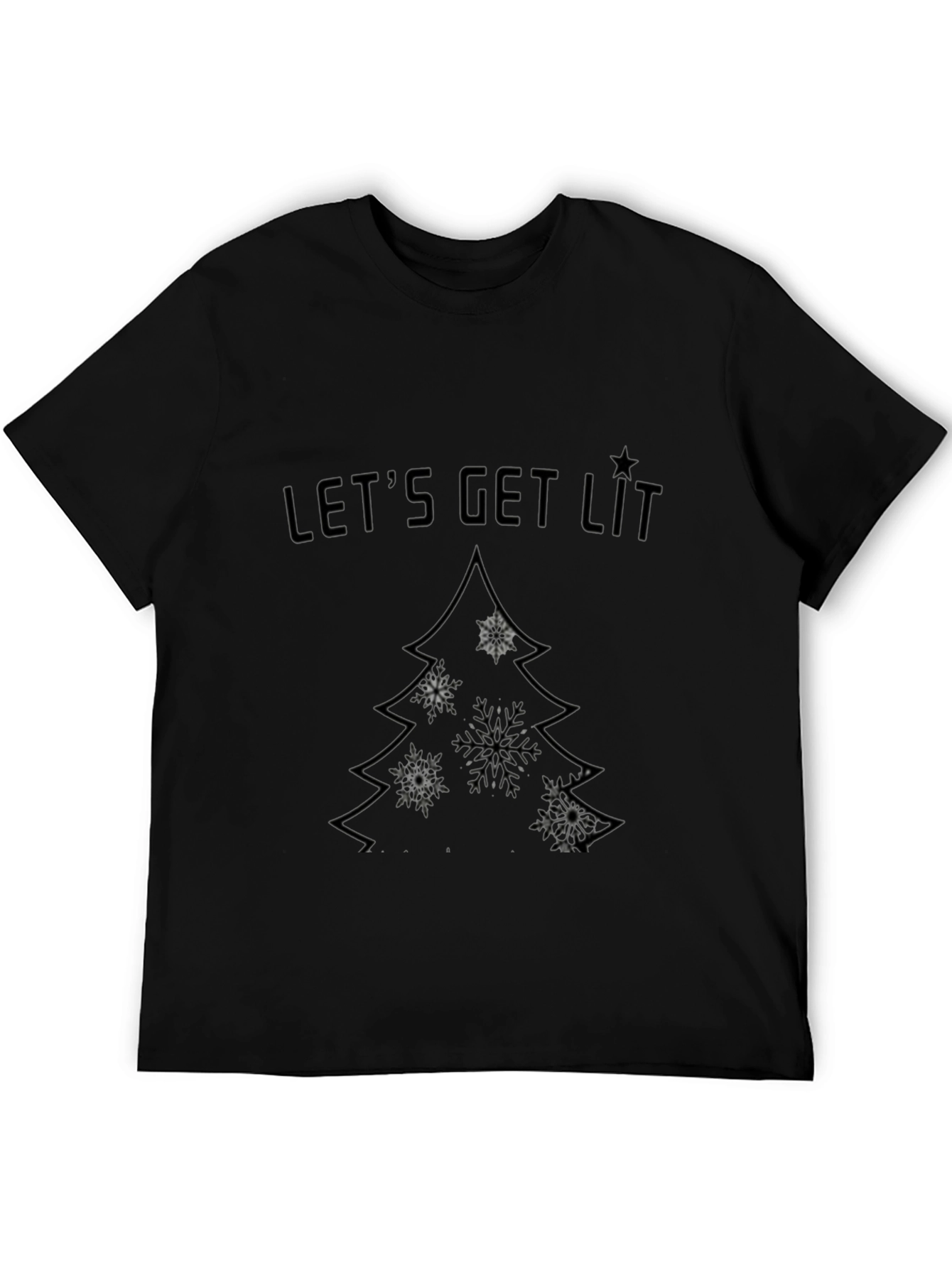 Lets Get Lit Christmas Tree T-Shirt