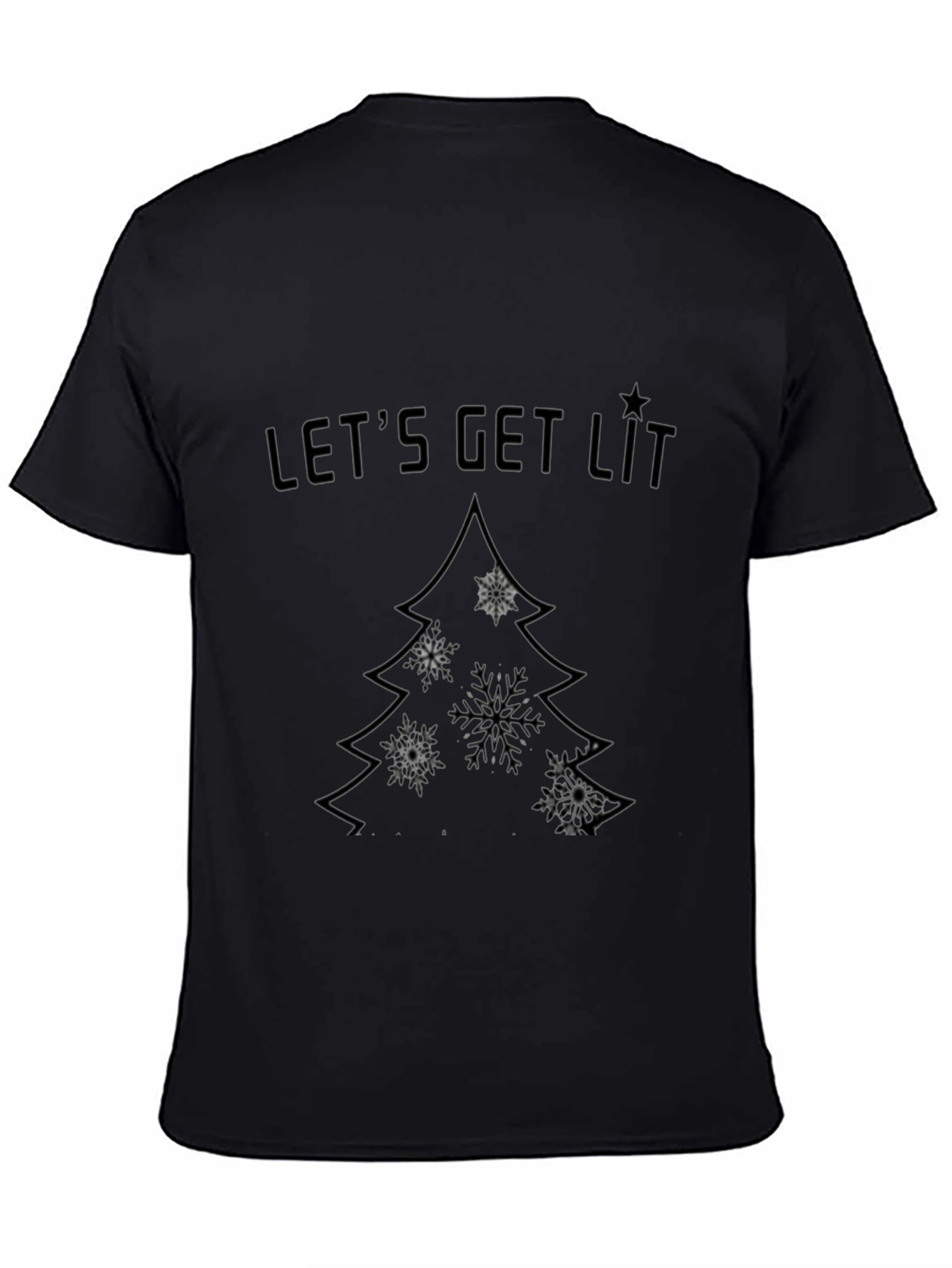 Lets Get Lit Christmas Tree T-Shirt