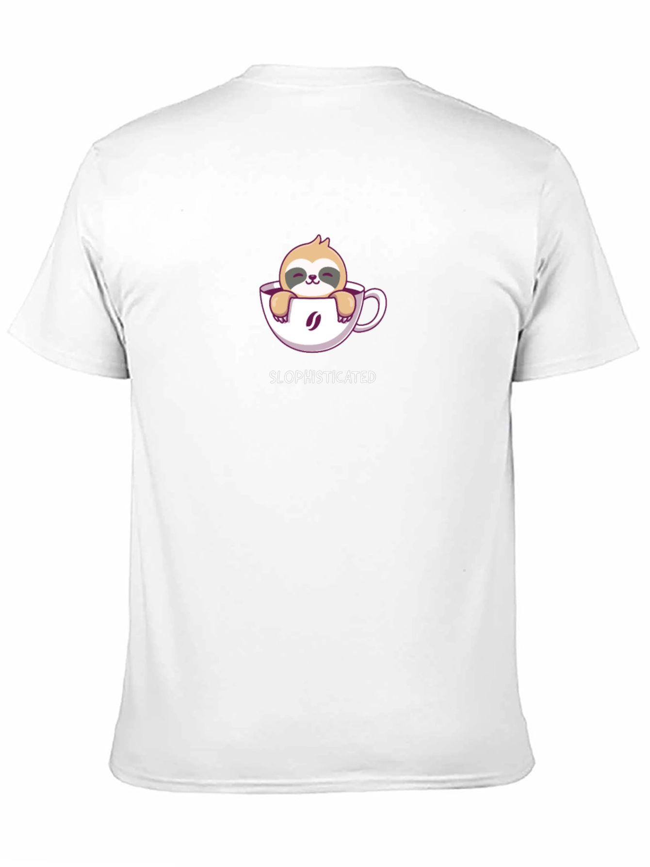 Sloth in Coffee Cup T-Shirt - Slophisticated Tee