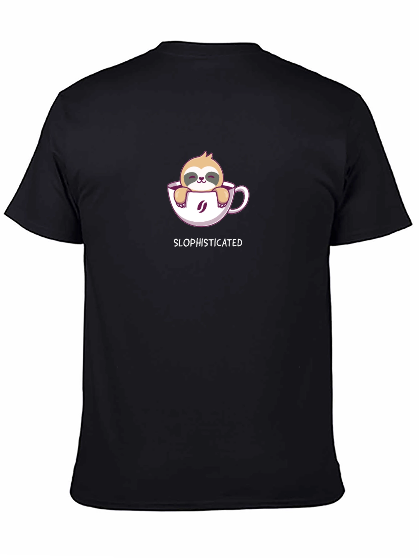 Sloth in Coffee Cup T-Shirt - Slophisticated Tee