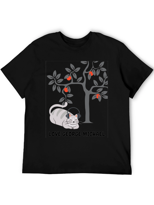 Love George Michael Cat T-Shirt