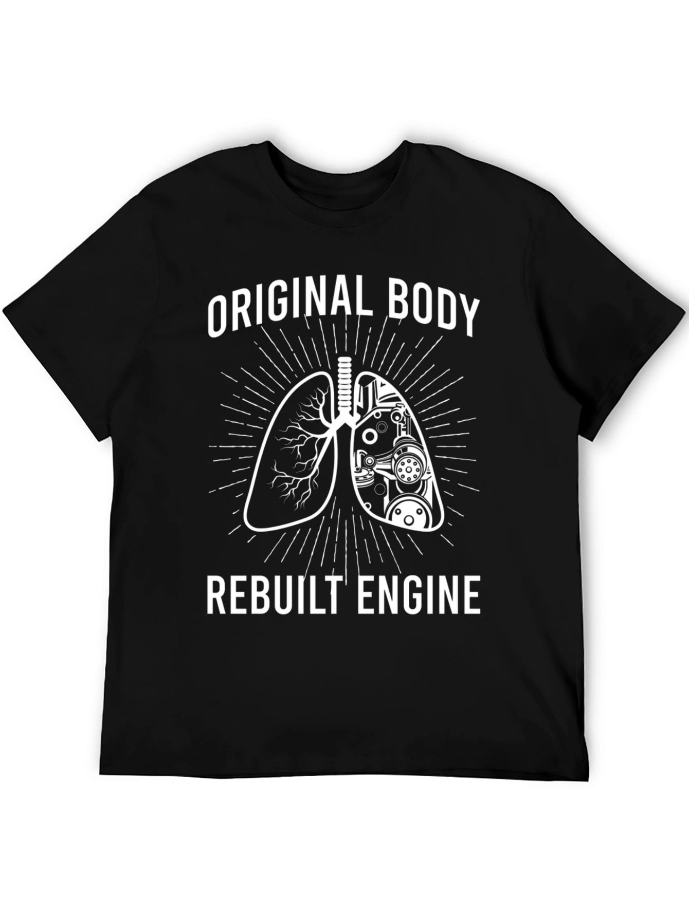 Original Body Rebuilt Engine T-Shirt - Black