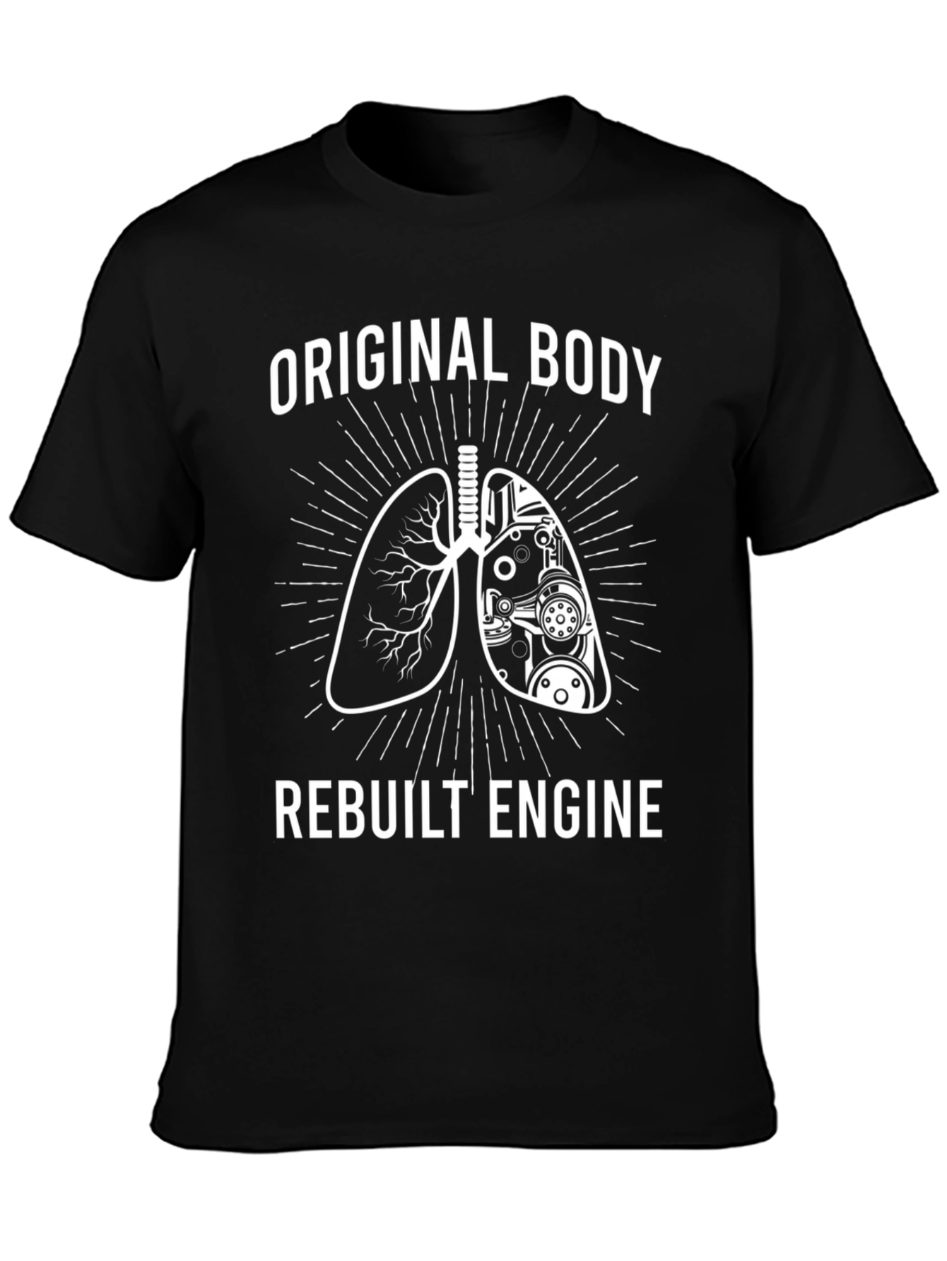 Original Body Rebuilt Engine T-Shirt - Black