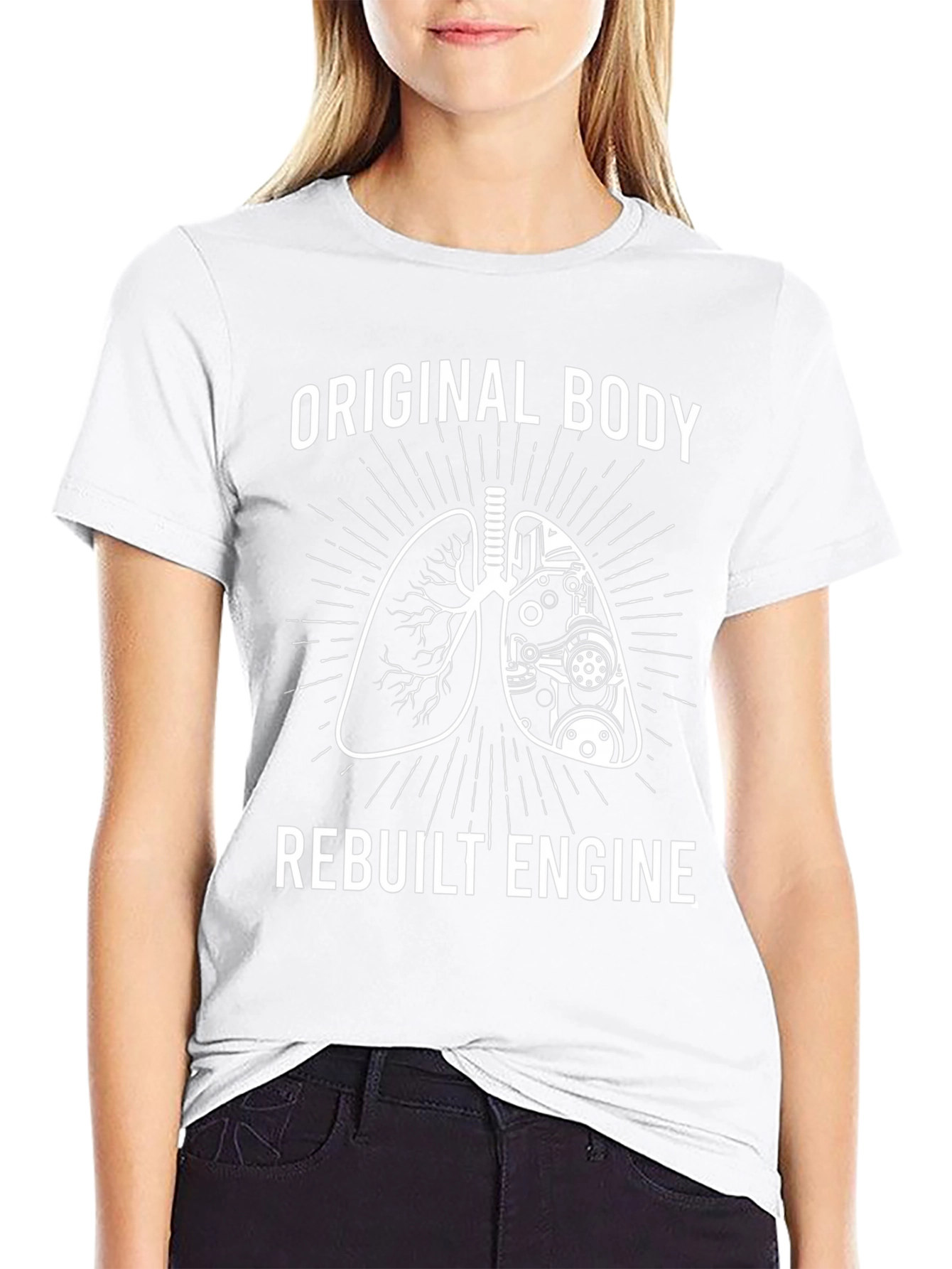 Original Body Rebuilt Engine T-Shirt - Black