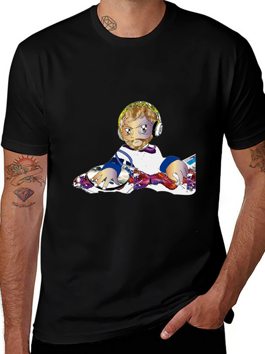 DJ Anime Graphic T-Shirt