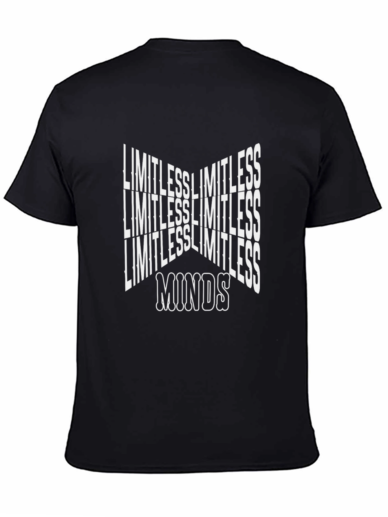 Limitless Minds Graphic T-Shirt - Black Cotton Tee