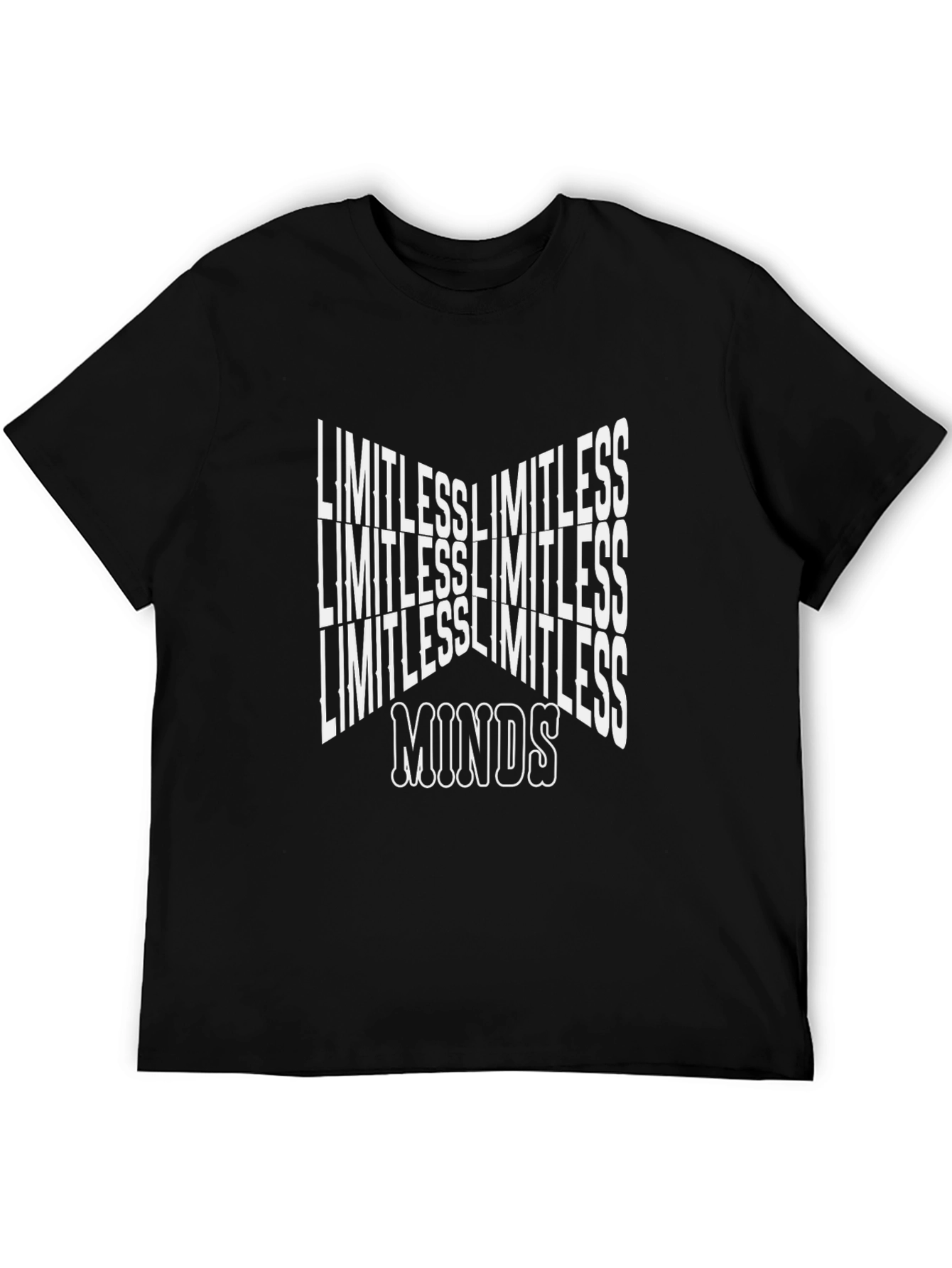 Limitless Minds Graphic T-Shirt - Black Cotton Tee