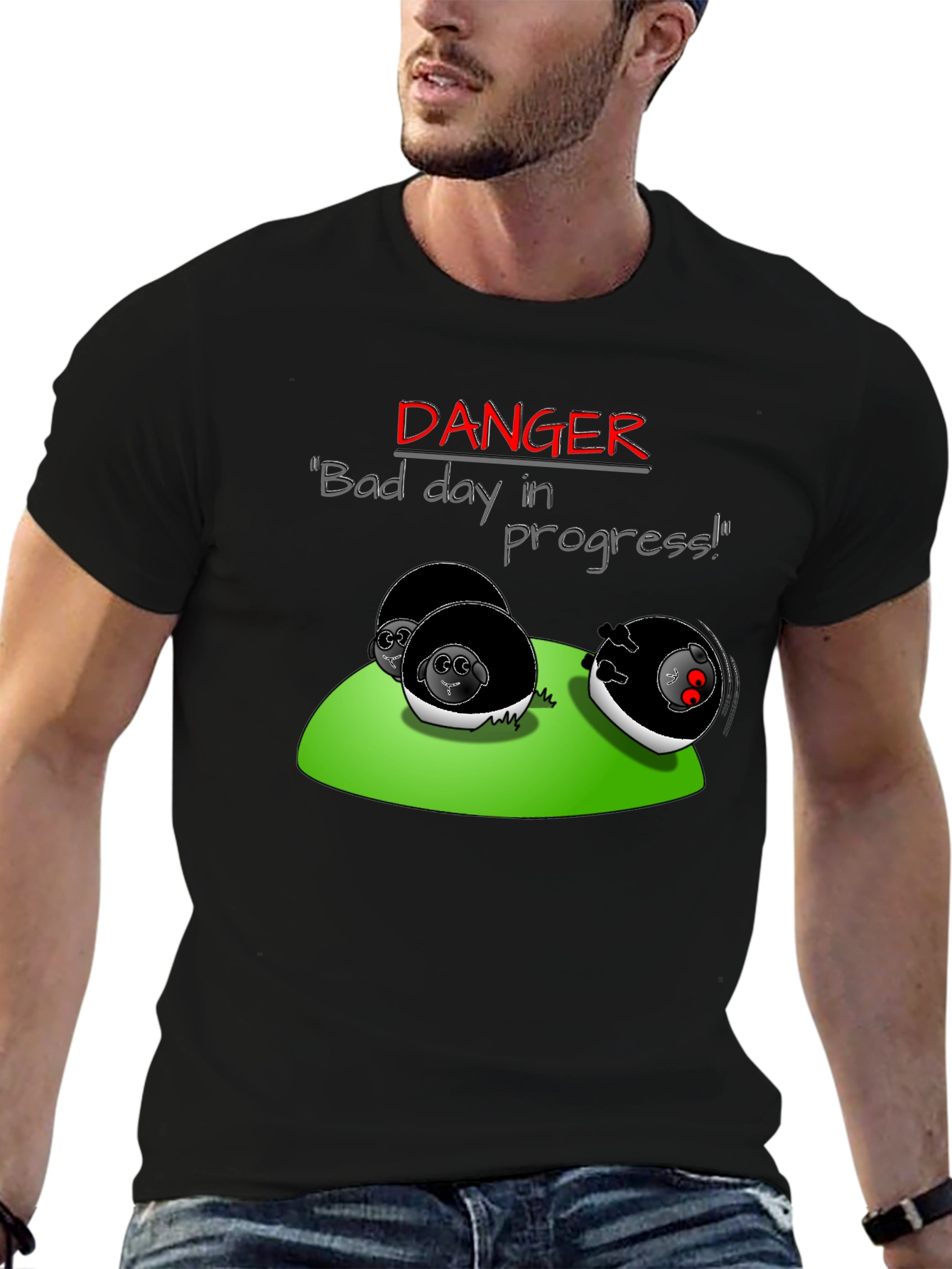 Danger Bad Day in Progress T-Shirt