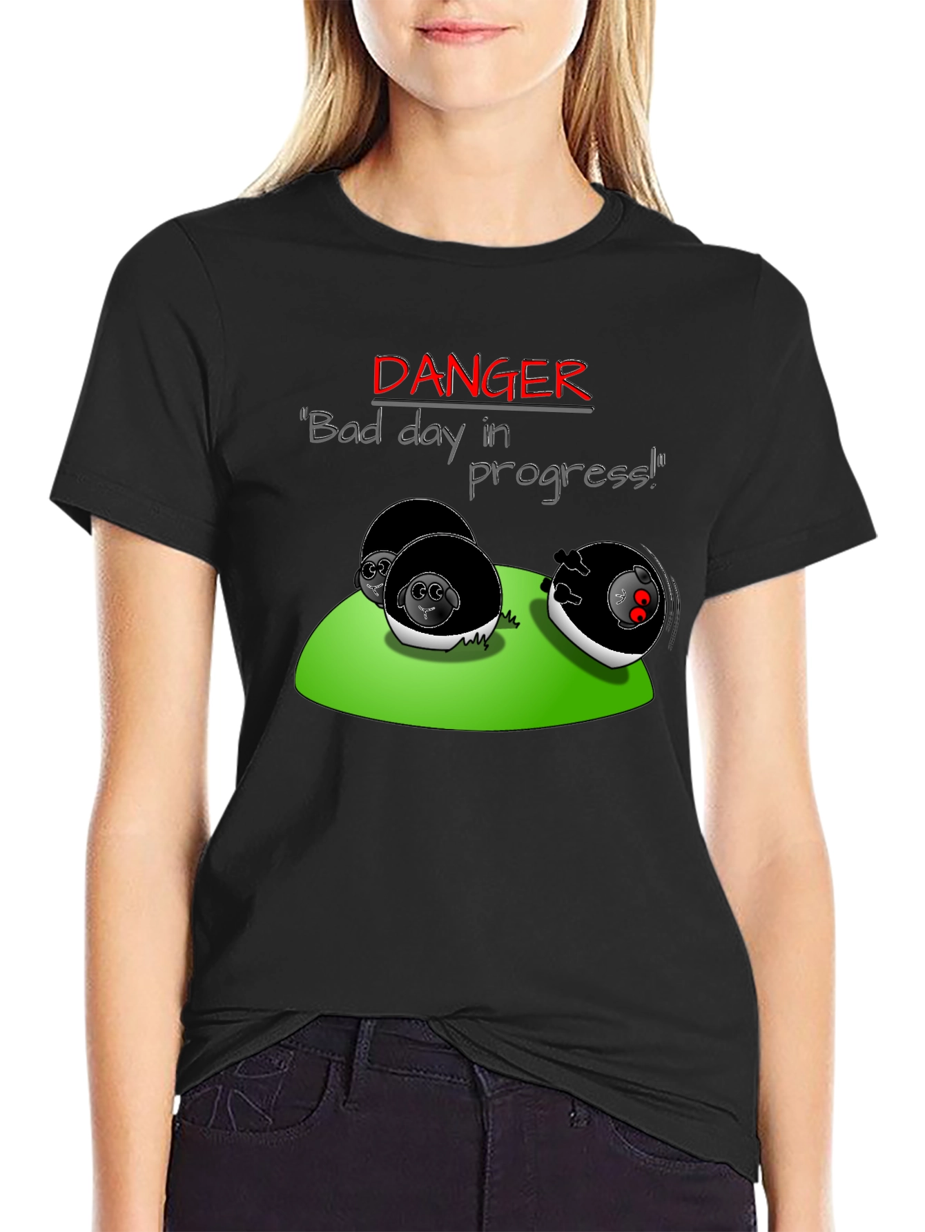 Danger Bad Day in Progress T-Shirt