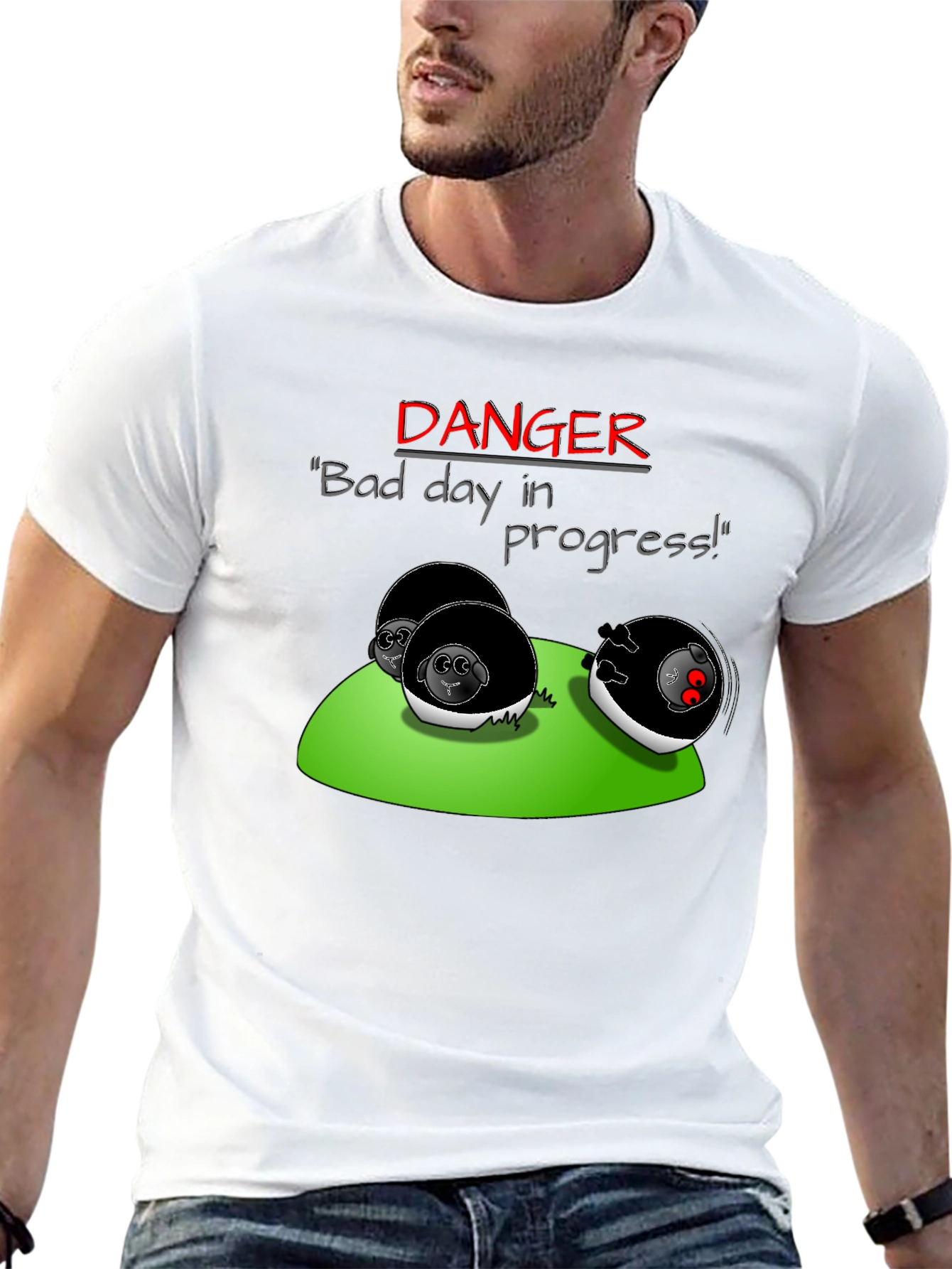 Danger Bad Day in Progress T-Shirt