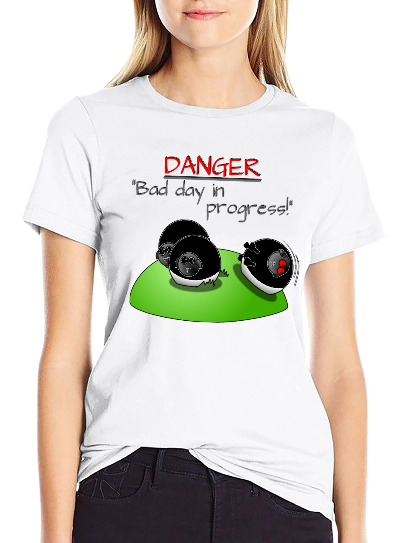 Danger Bad Day in Progress T-Shirt