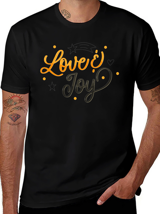 Love & Joy Black Graphic Tee