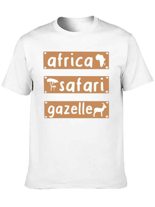 Africa Safari Gazelle Graphic T-Shirt