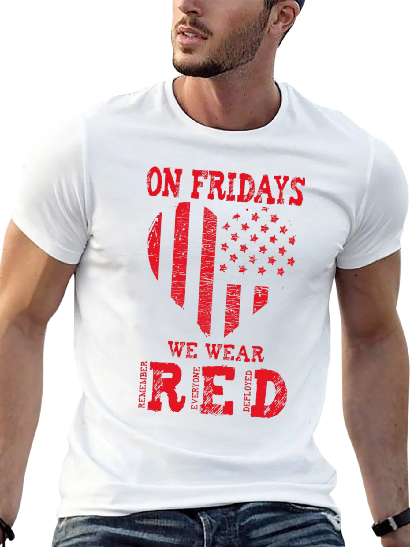 On Fridays We Wear RED T-Shirt