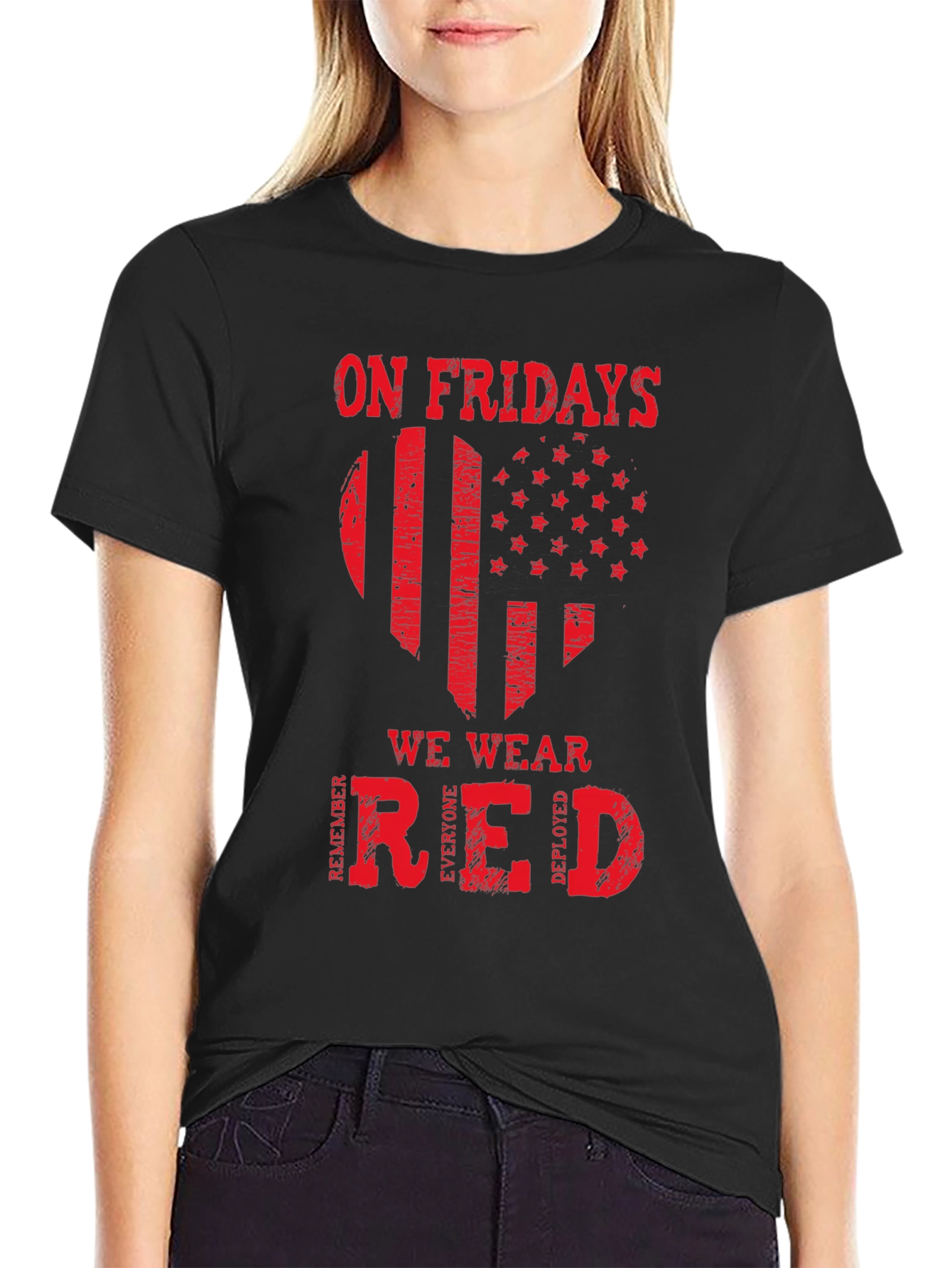 On Fridays We Wear RED T-Shirt