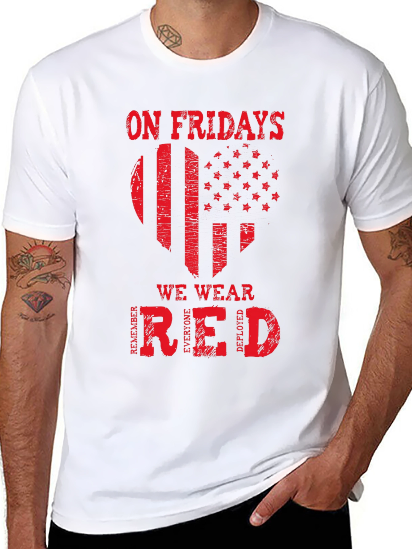 On Fridays We Wear RED T-Shirt