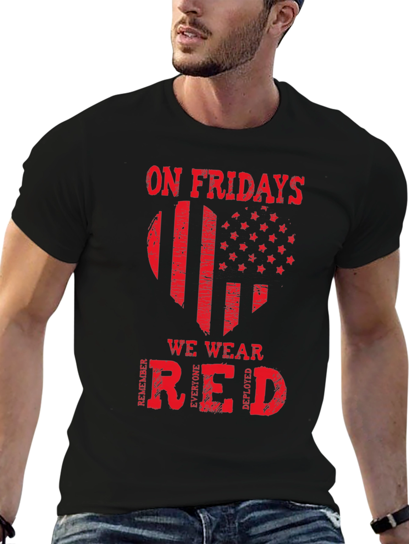 On Fridays We Wear RED T-Shirt