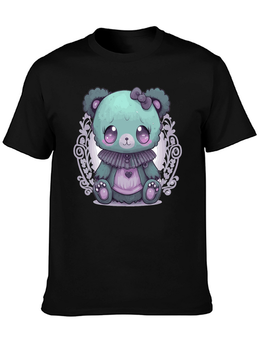 Cute Kawaii Pastel Goth Teddy Bear T-Shirt