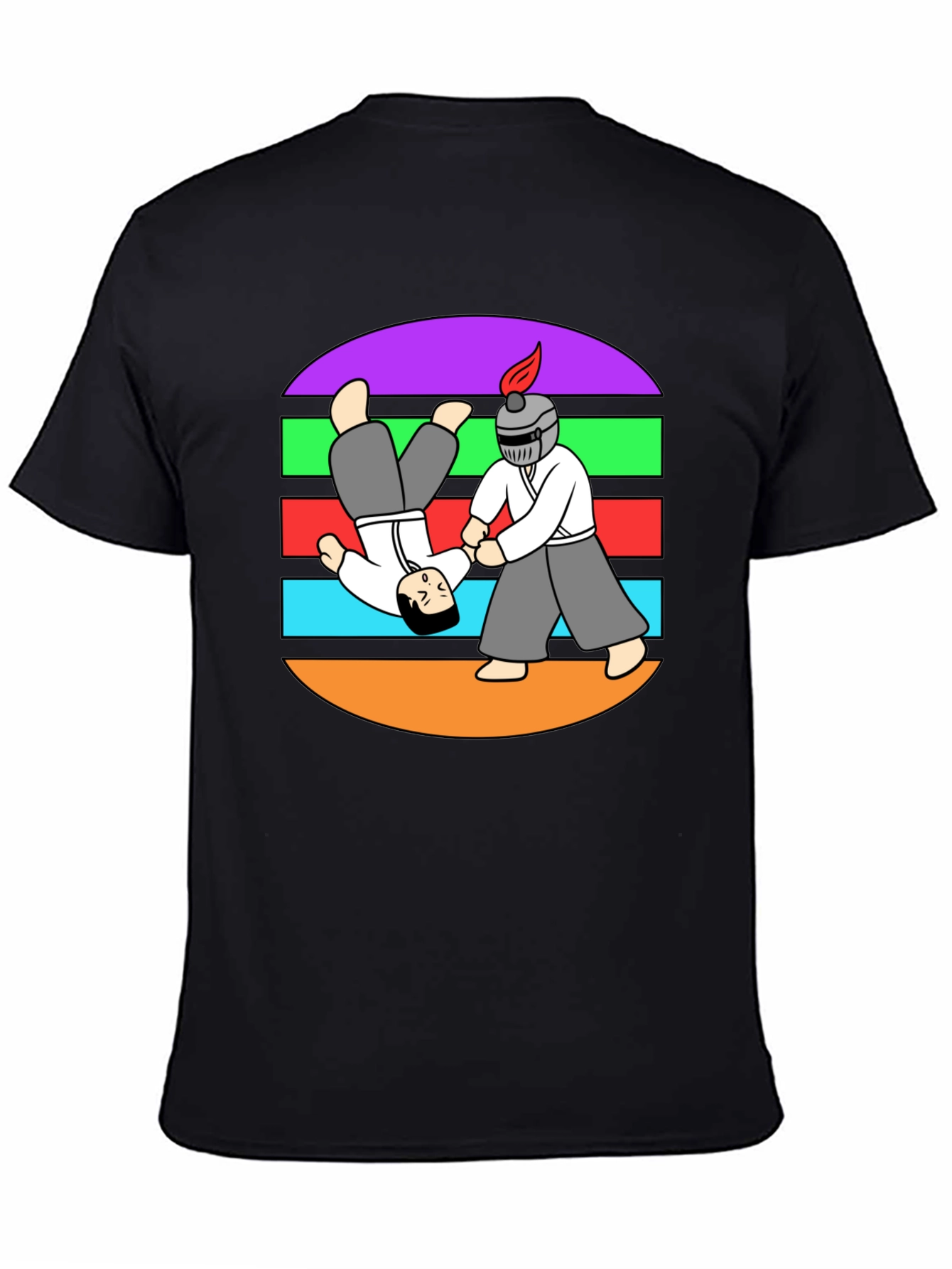 Aikido T-Shirt: Funny Martial Arts Cartoon