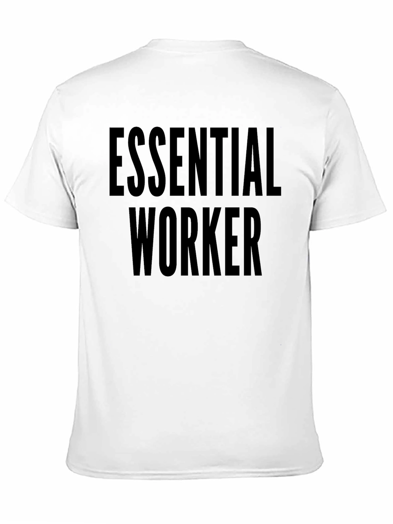 Essential Worker Black T-Shirt