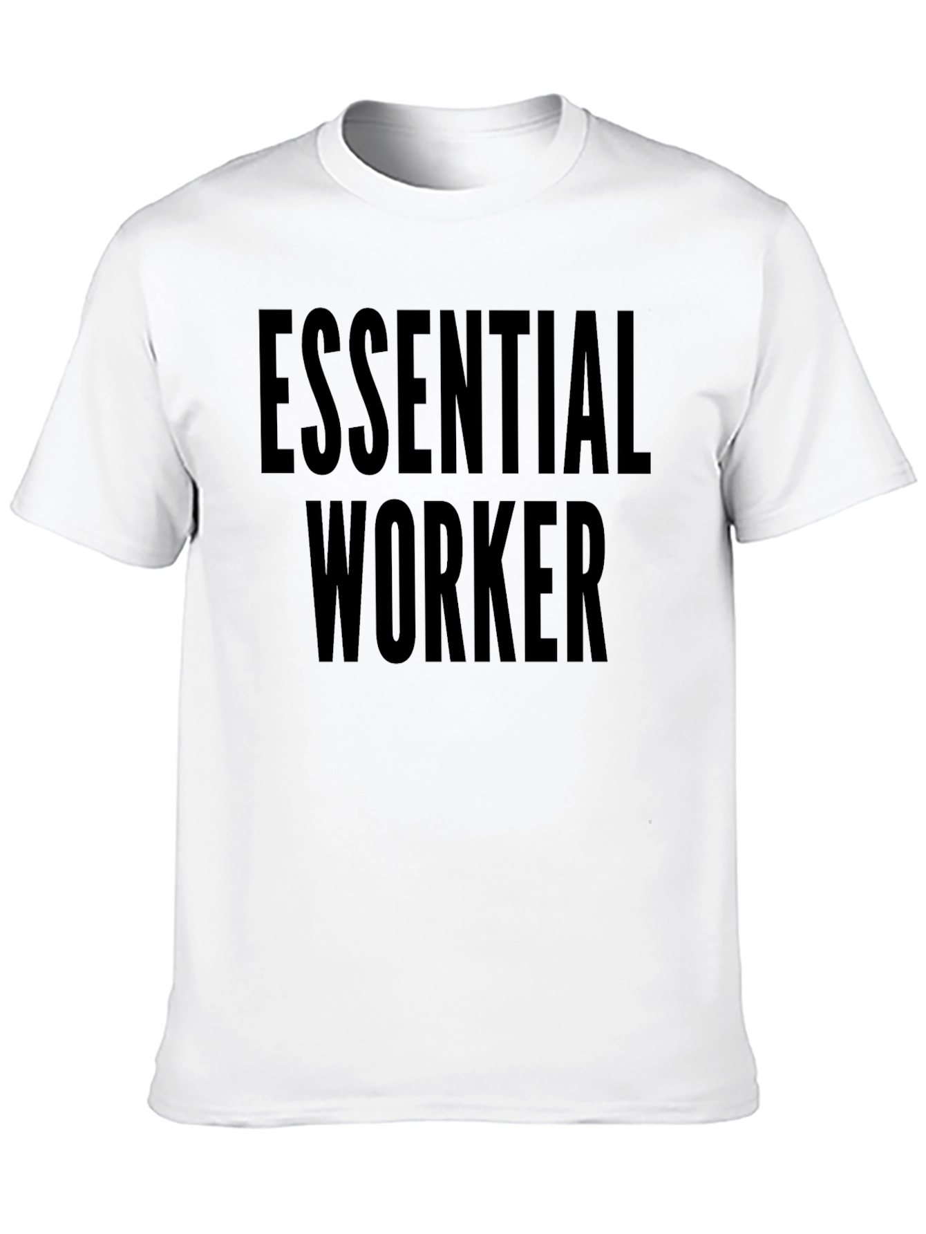 Essential Worker Black T-Shirt