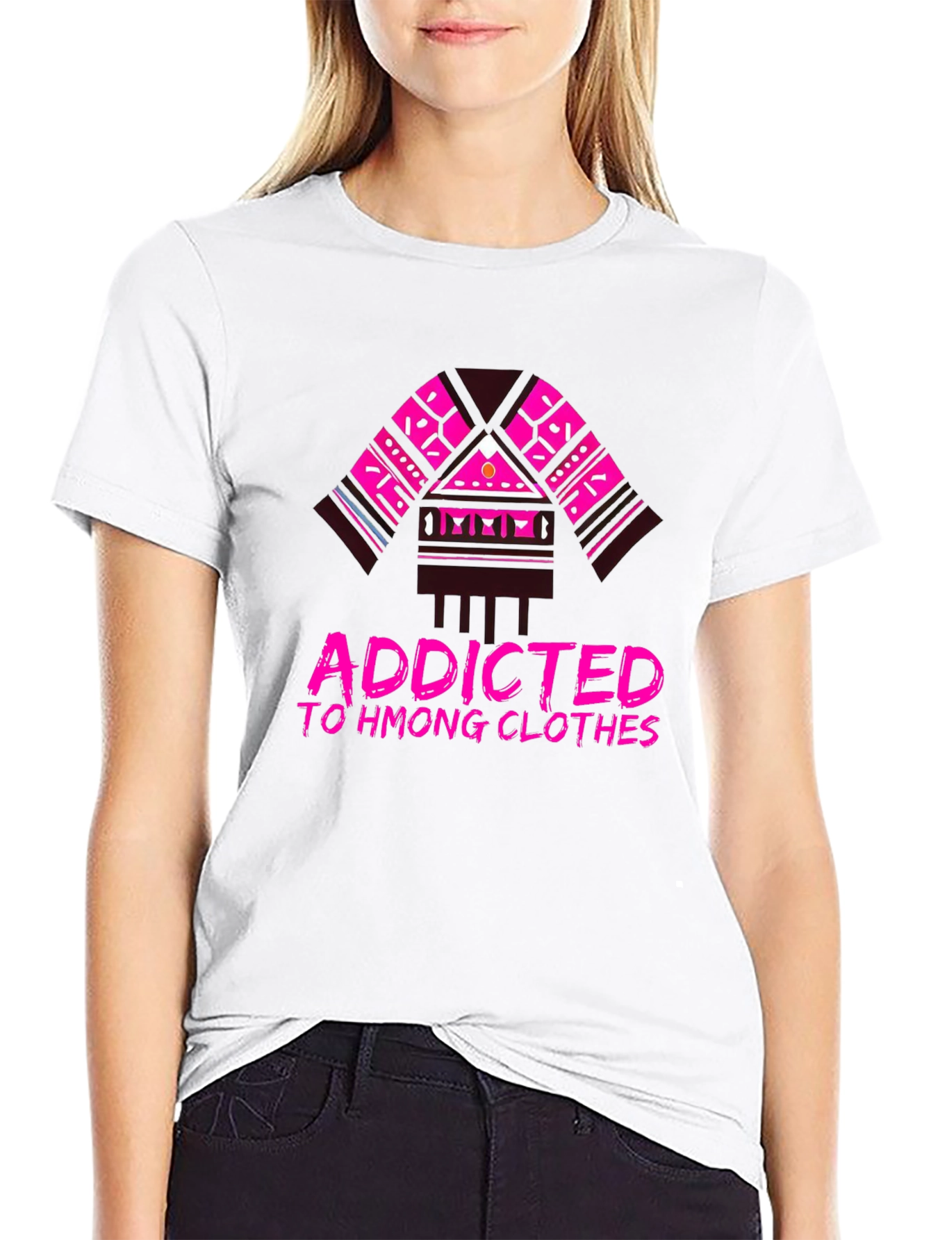 Addicted to Hmong Clothes Graphic Tee