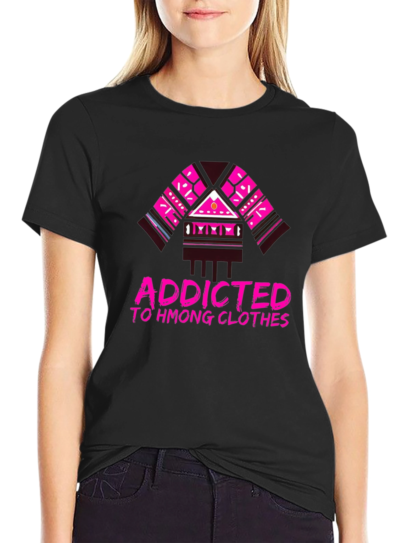 Addicted to Hmong Clothes Graphic Tee