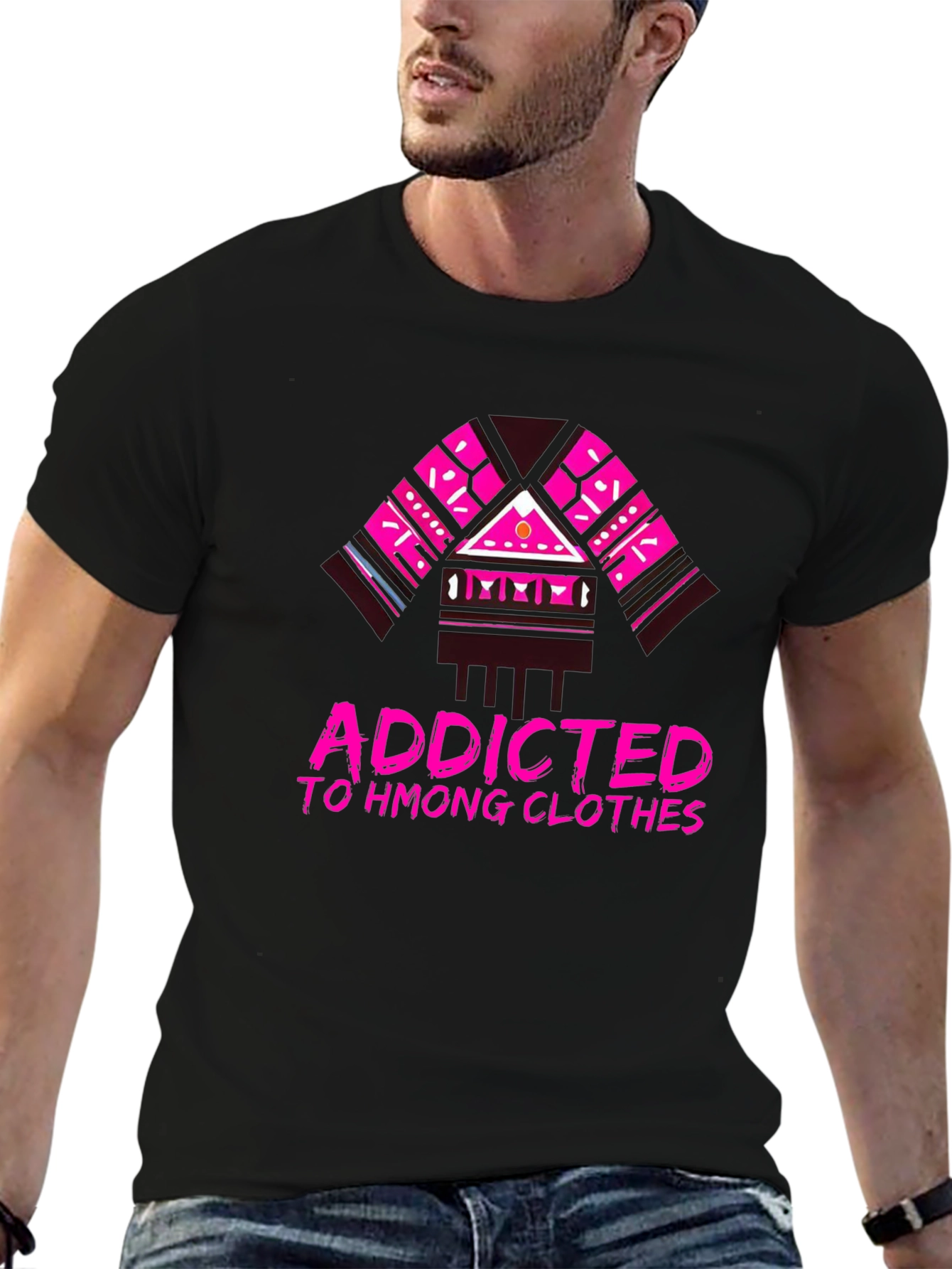 Addicted to Hmong Clothes Graphic Tee