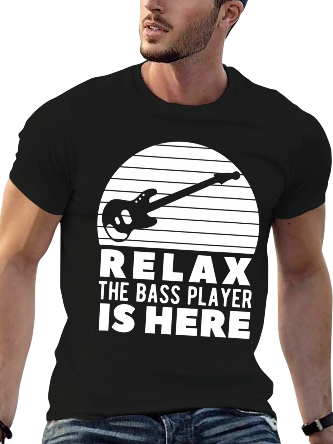 Relax The Bass Player Is Here Graphic T-Shirt