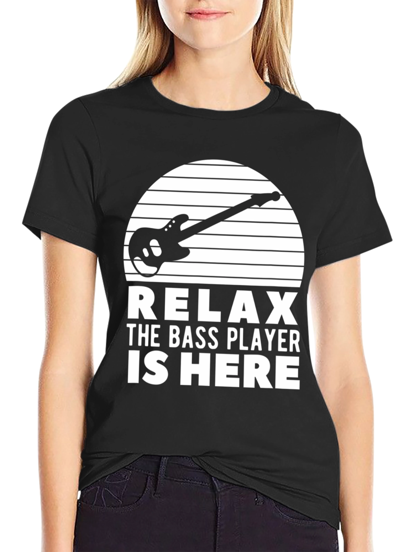 Relax The Bass Player Is Here Graphic T-Shirt