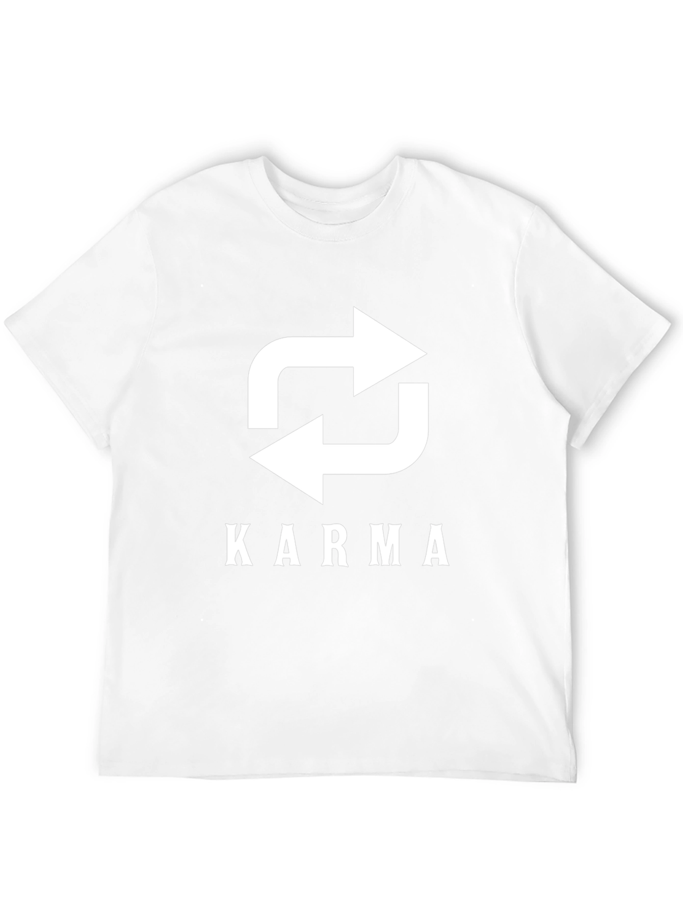 Karma Recycle Arrow Graphic Tee - Black