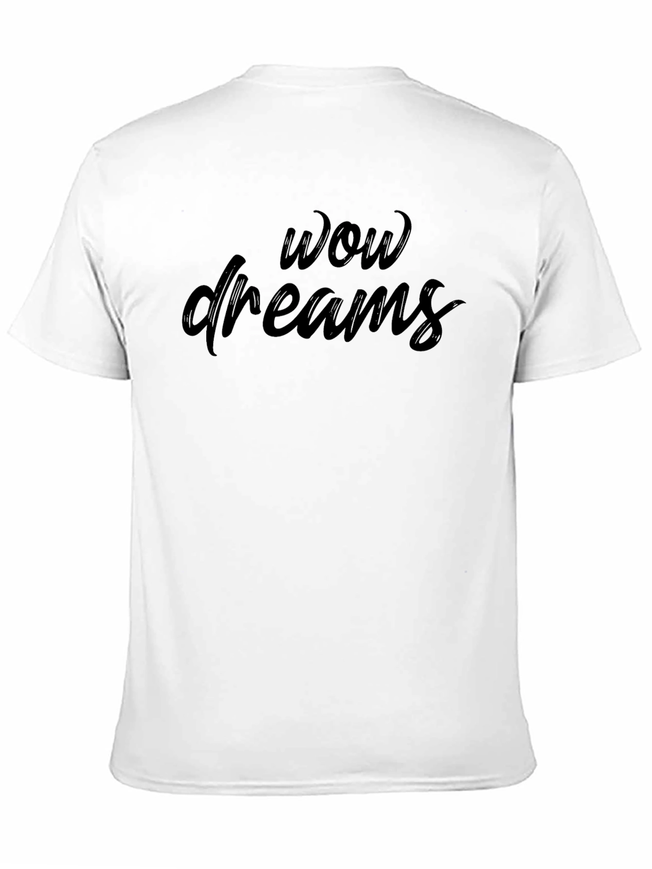 Wow Dreams Black T-Shirt