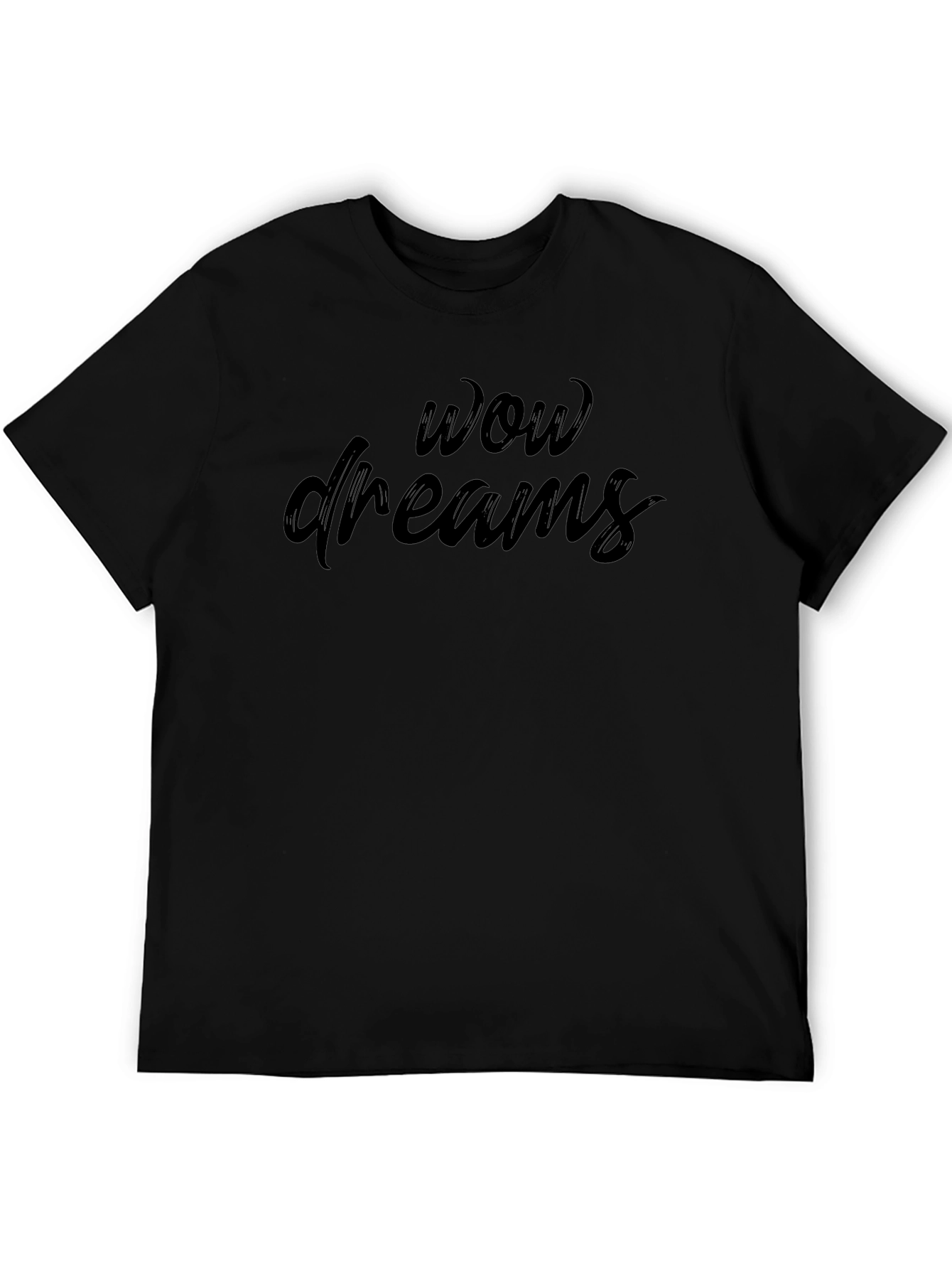 Wow Dreams Black T-Shirt