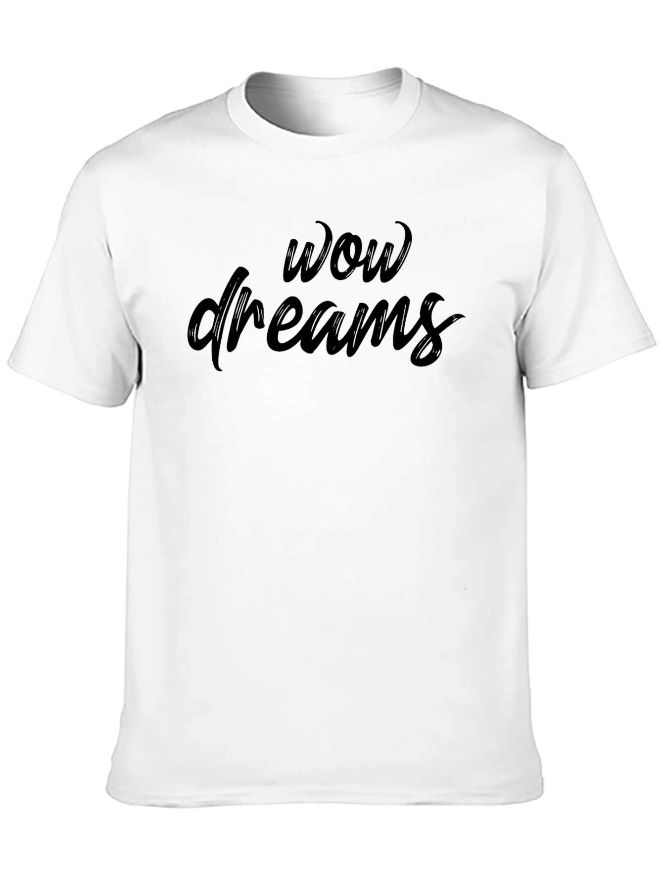 Wow Dreams Black T-Shirt
