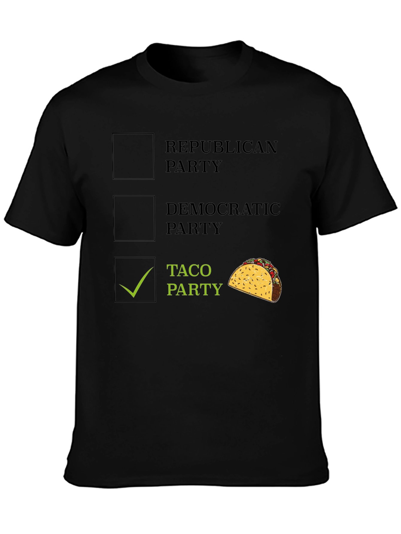 Taco Party Mens T-Shirt