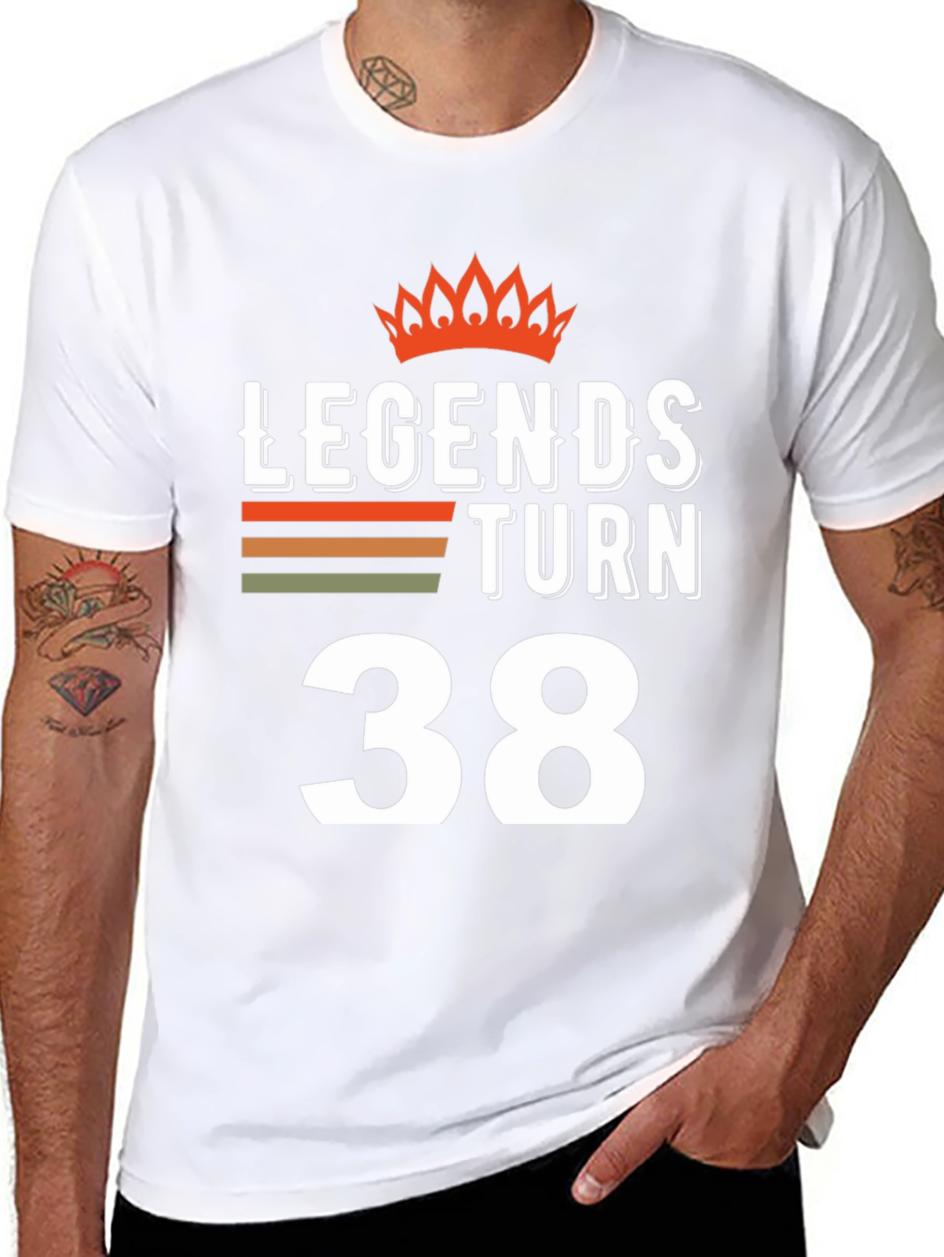 Legends Turn 38 Graphic T-Shirt