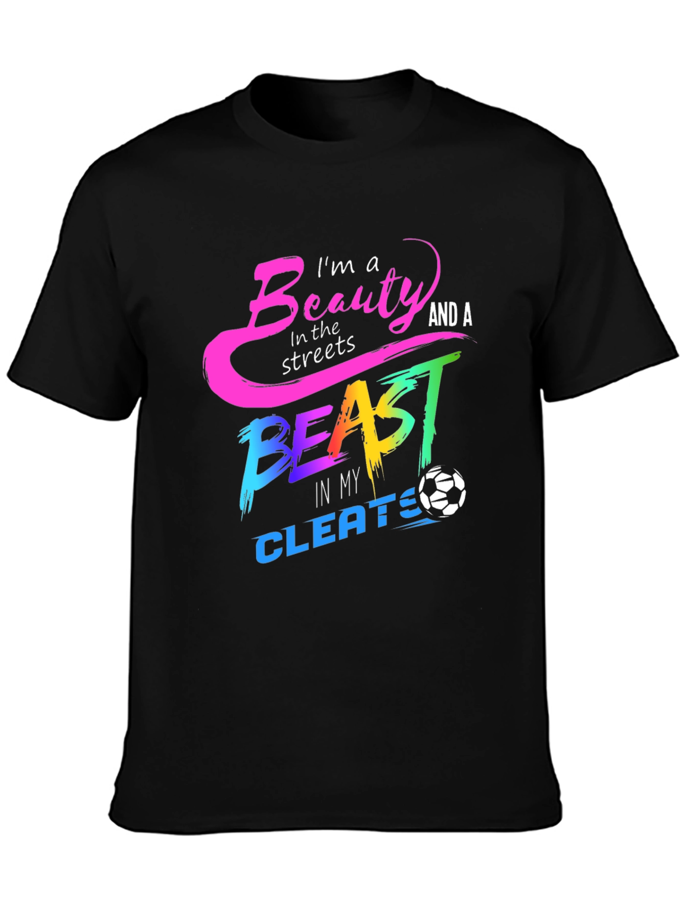 Beauty and Beast Soccer T-Shirt