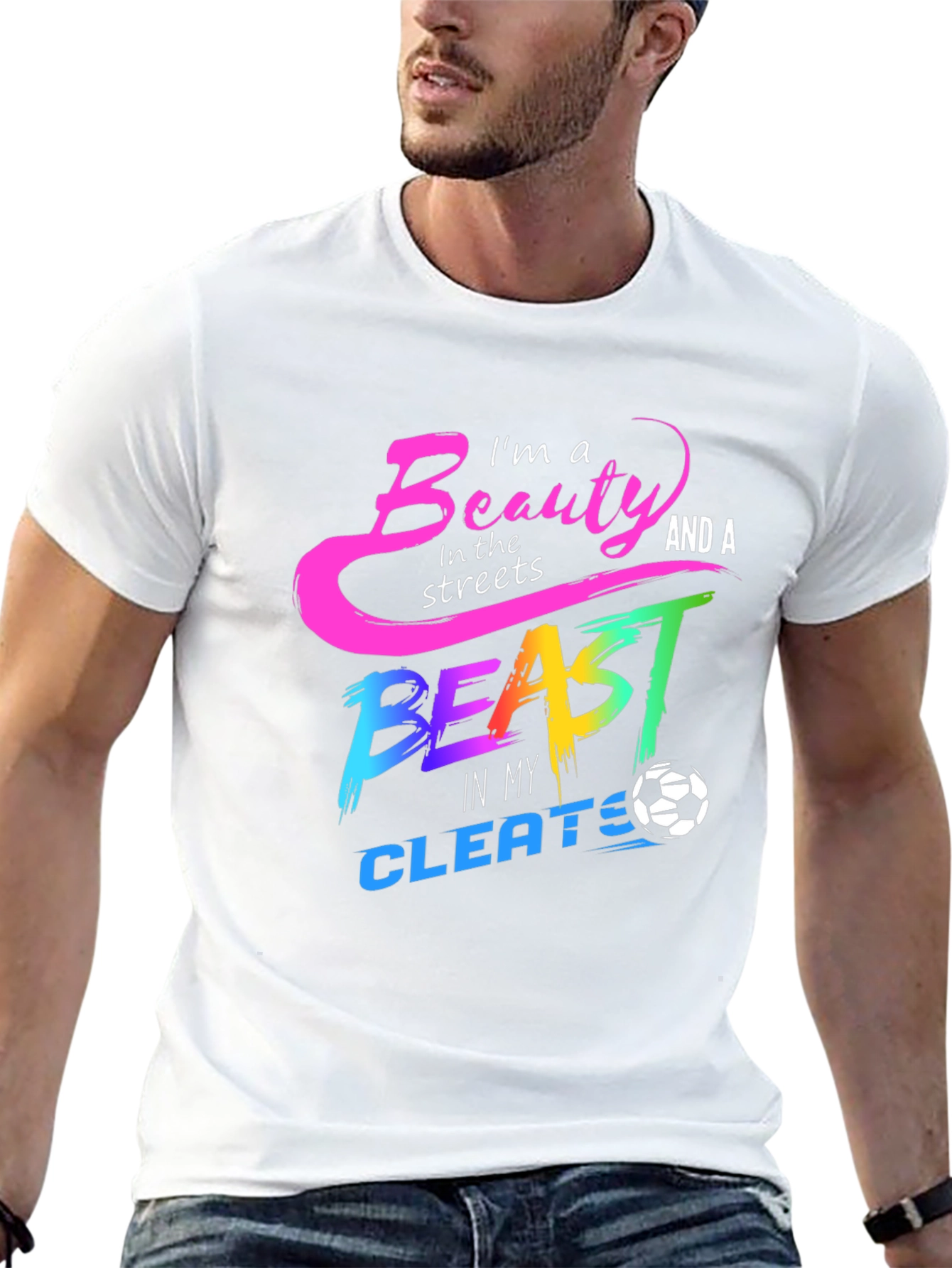 Beauty and Beast Soccer T-Shirt
