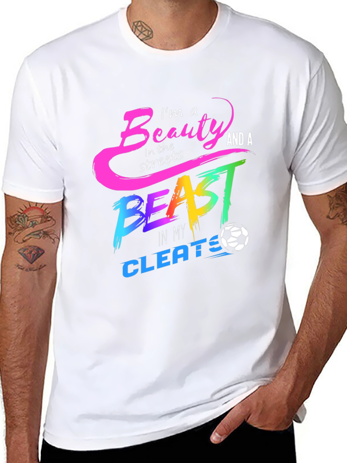 Beauty and Beast Soccer T-Shirt