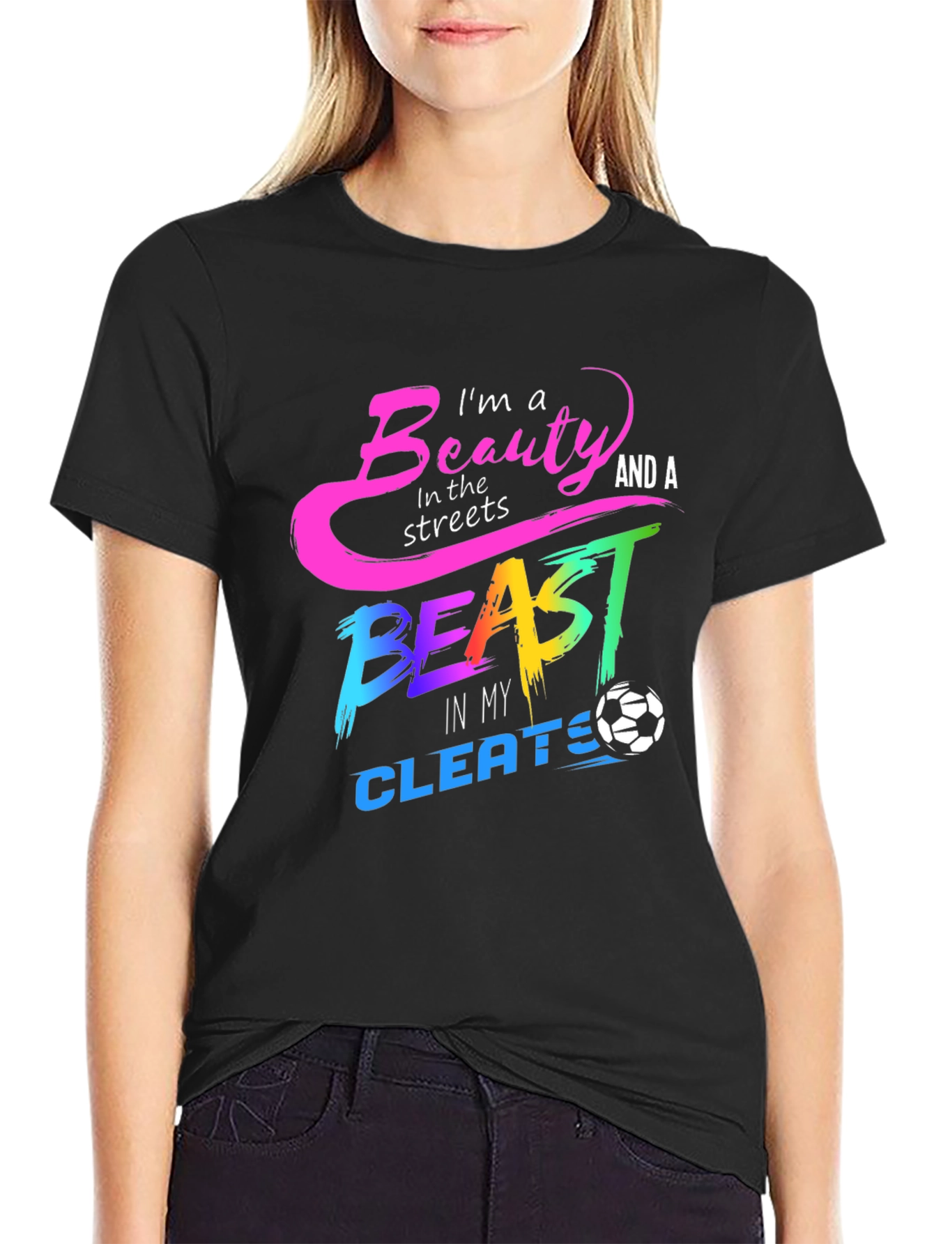 Beauty and Beast Soccer T-Shirt
