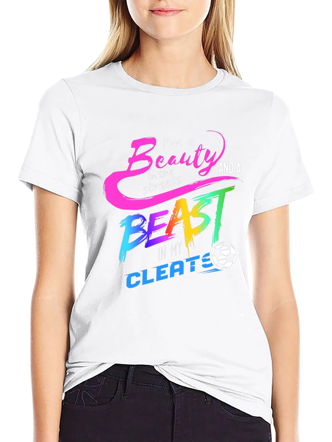 Beauty and Beast Soccer T-Shirt