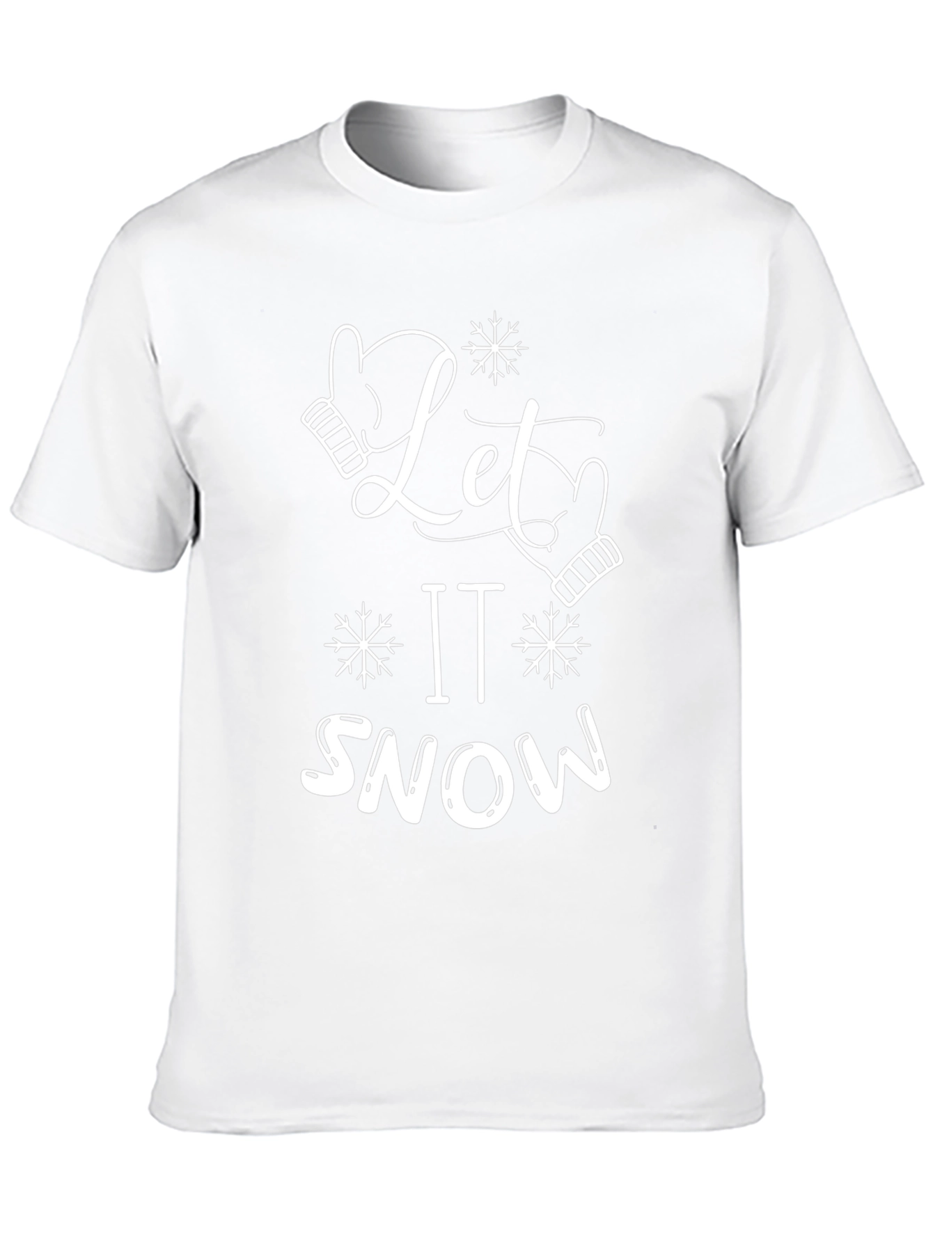 Let It Snow Graphic Tee - Holiday Shirt