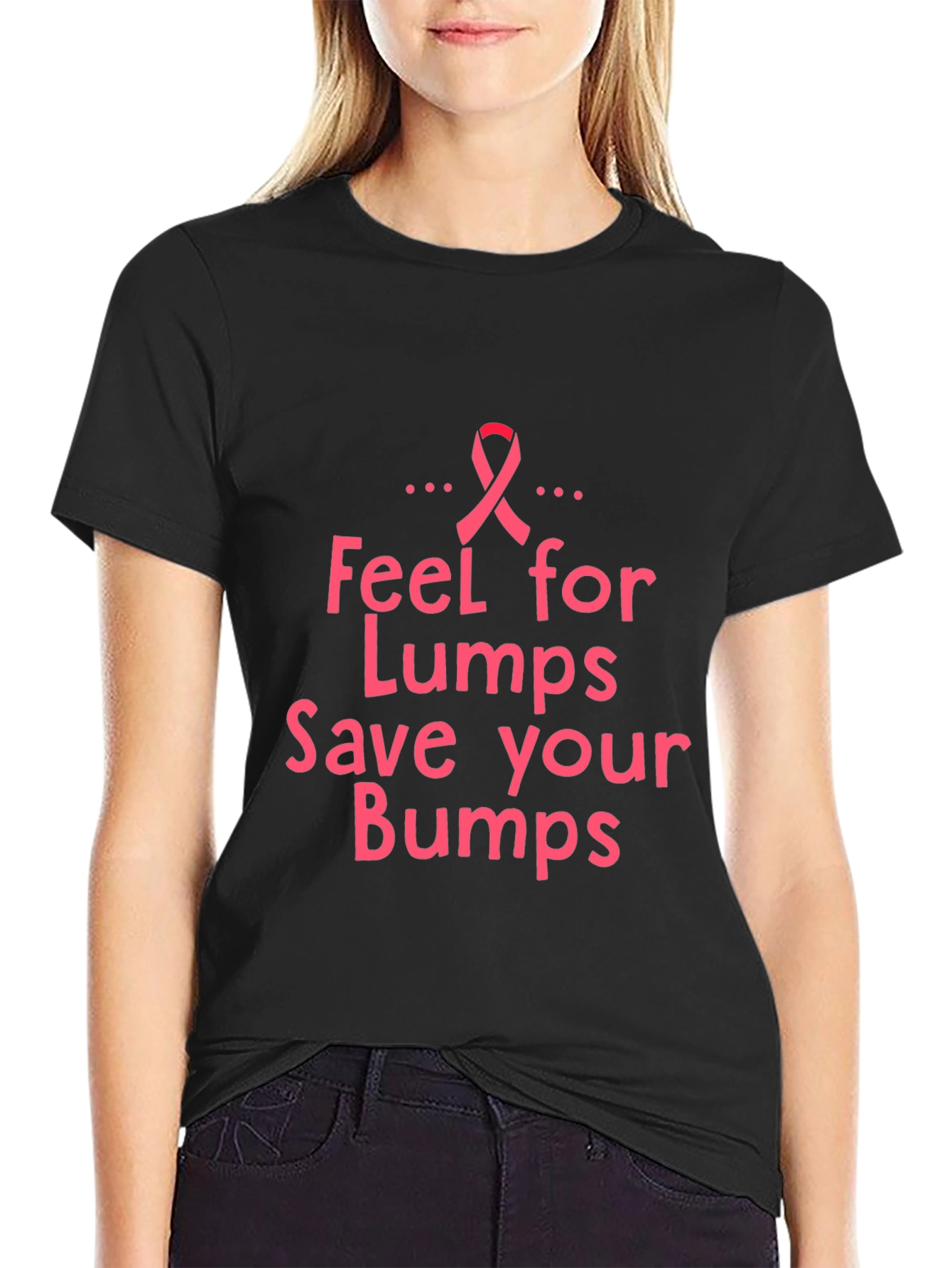 Feel for Lumps Save your Bumps T-shirt