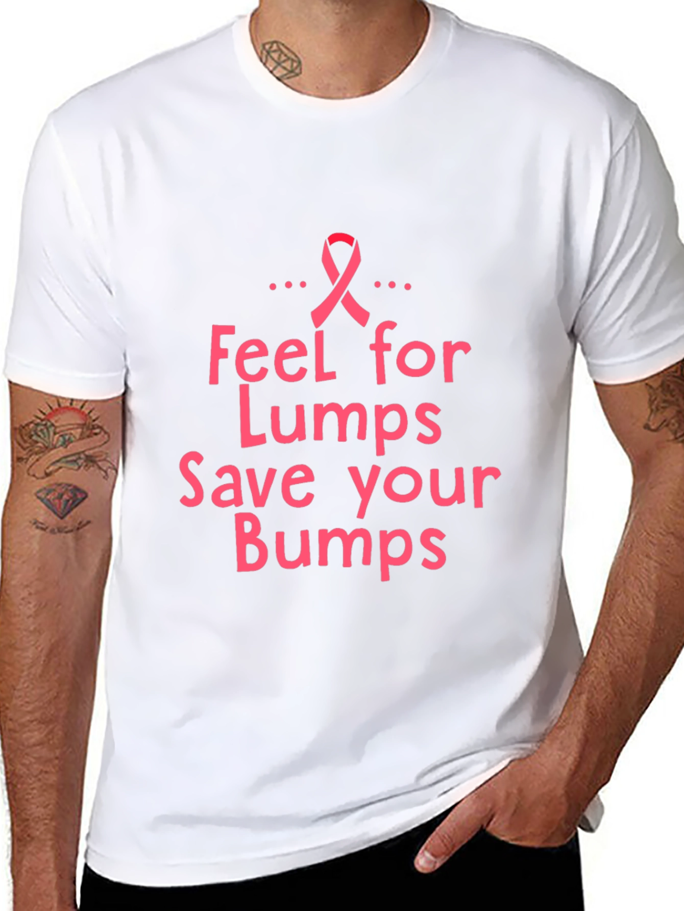 Feel for Lumps Save your Bumps T-shirt