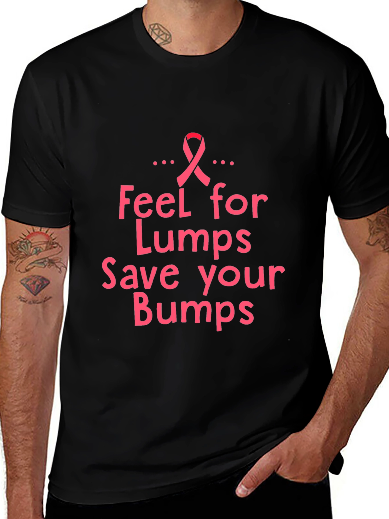 Feel for Lumps Save your Bumps T-shirt