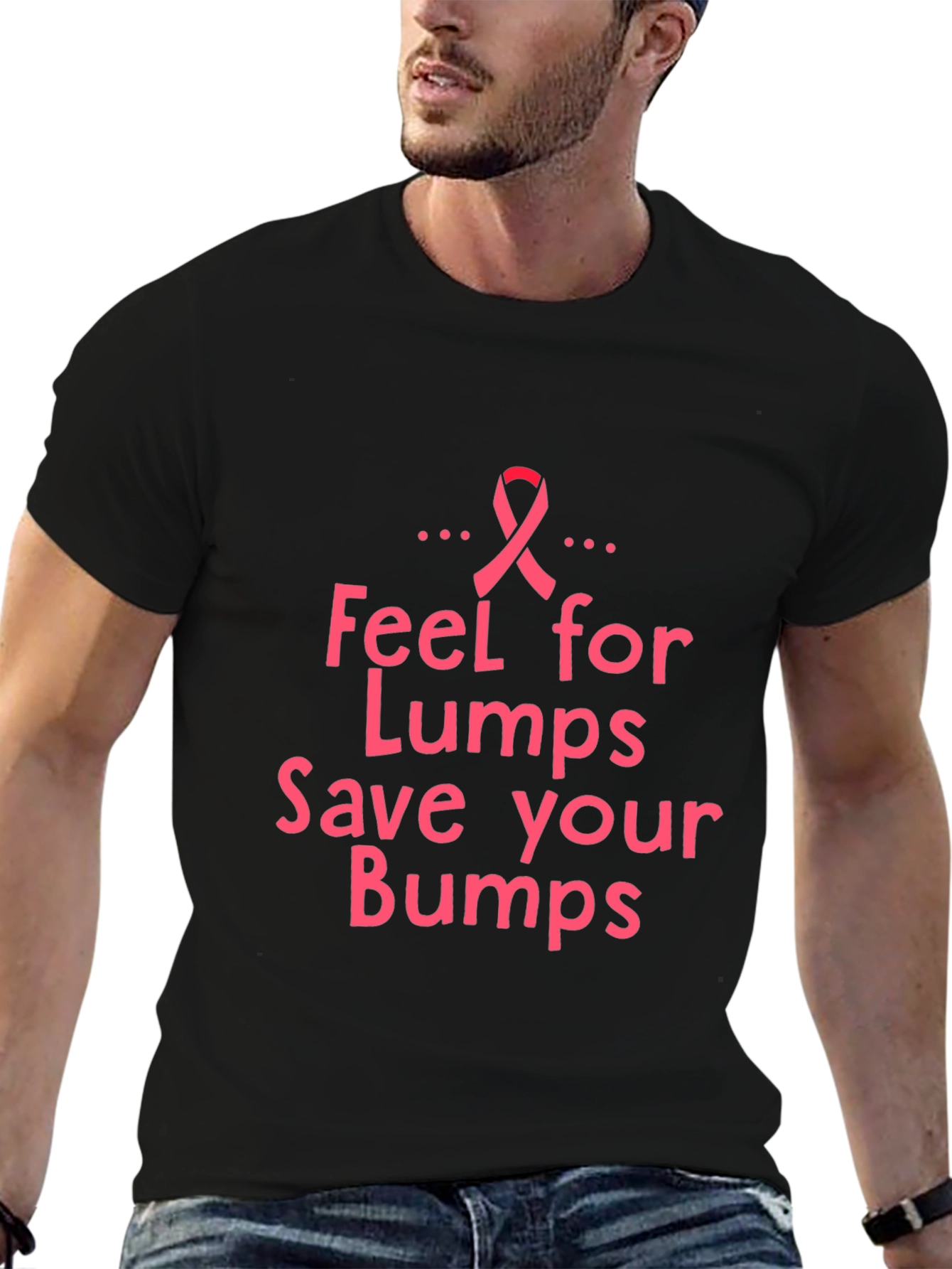 Feel for Lumps Save your Bumps T-shirt