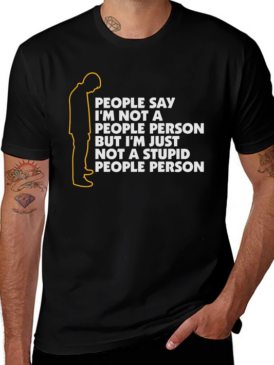 Introvert Humor T-Shirt - Not a People Person Tee