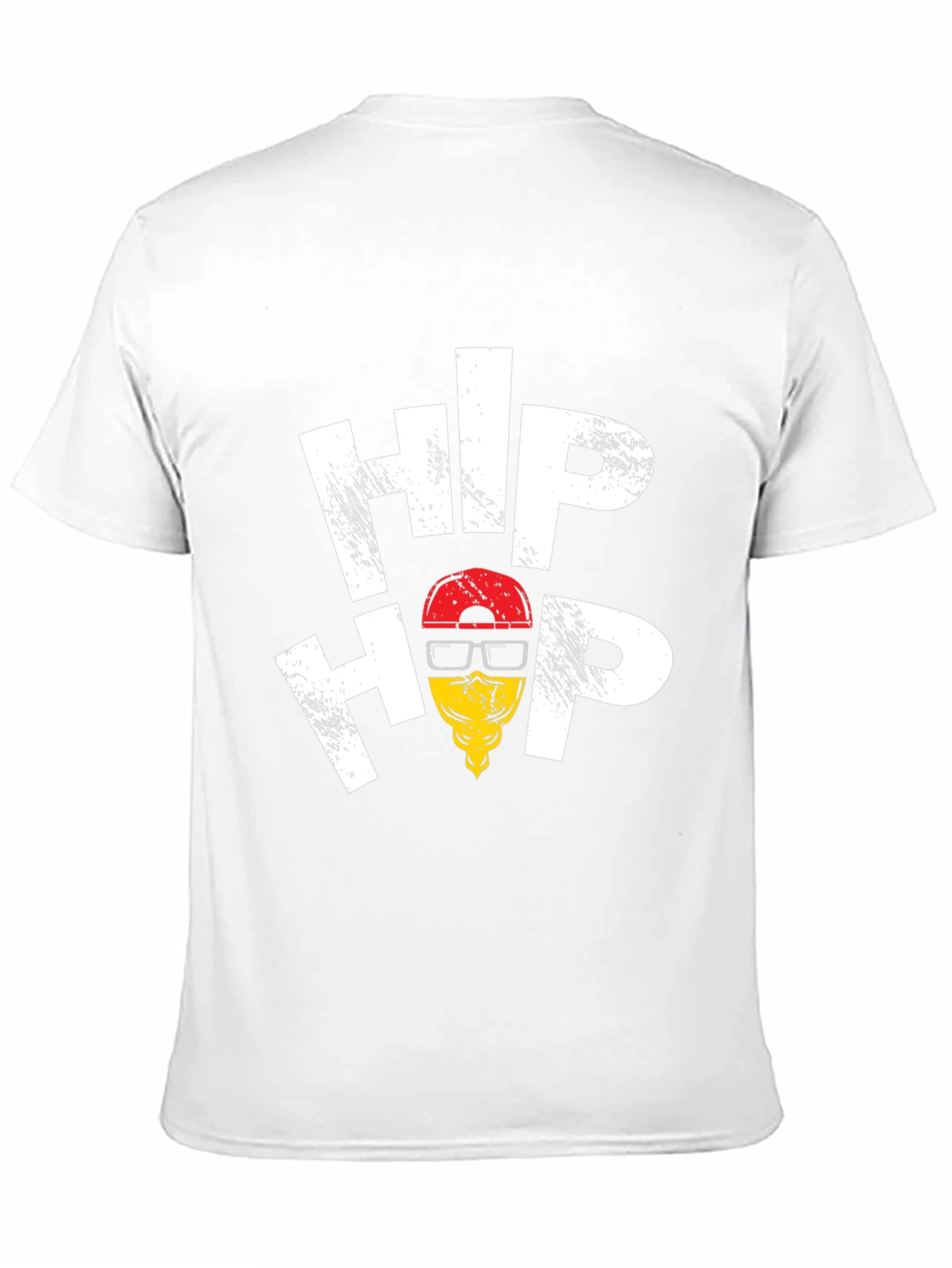 Hip Hop Graphic Tee - Trendy Black T-Shirt