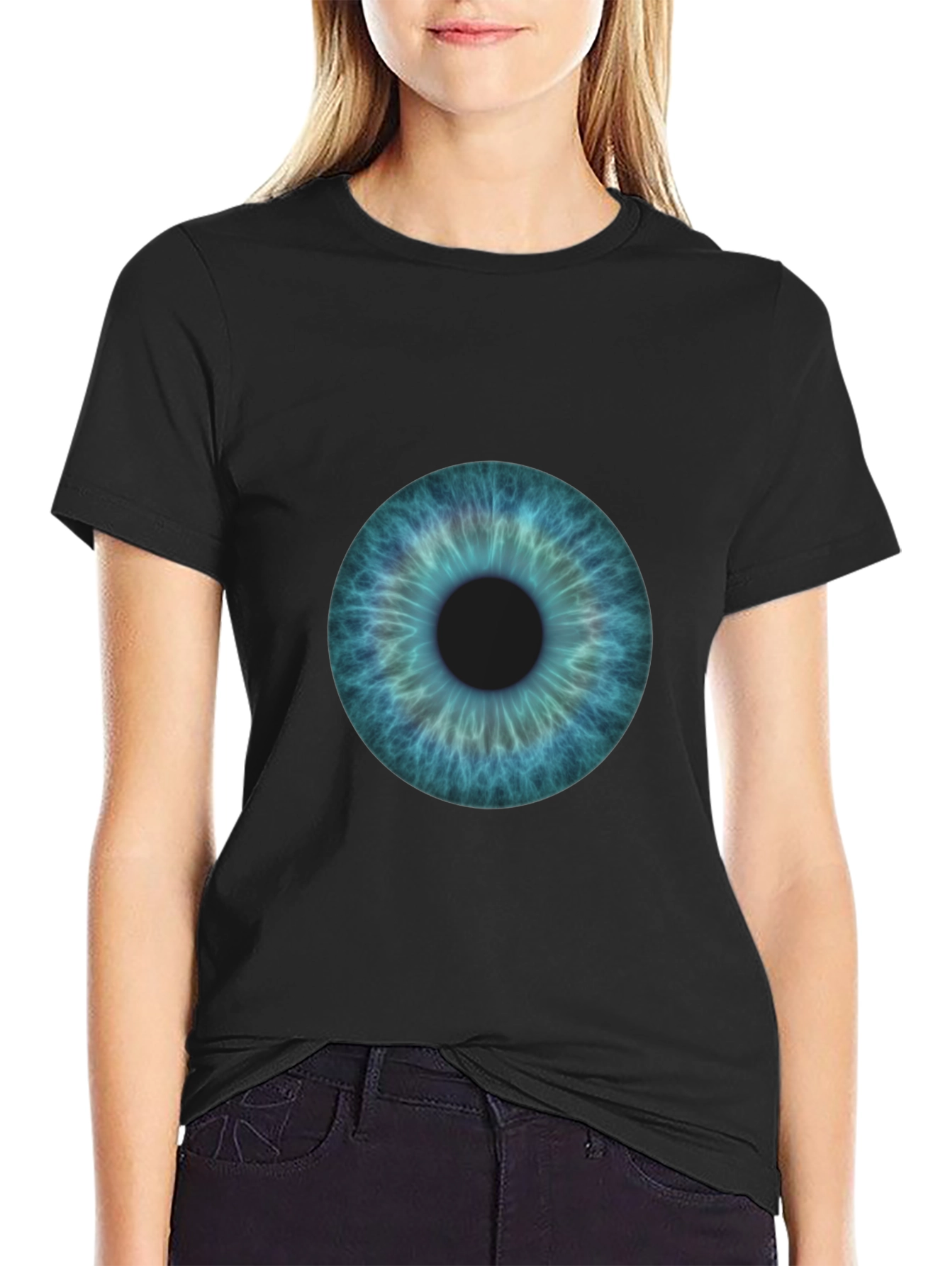 Eye See You Tee - Black Graphic T-Shirt